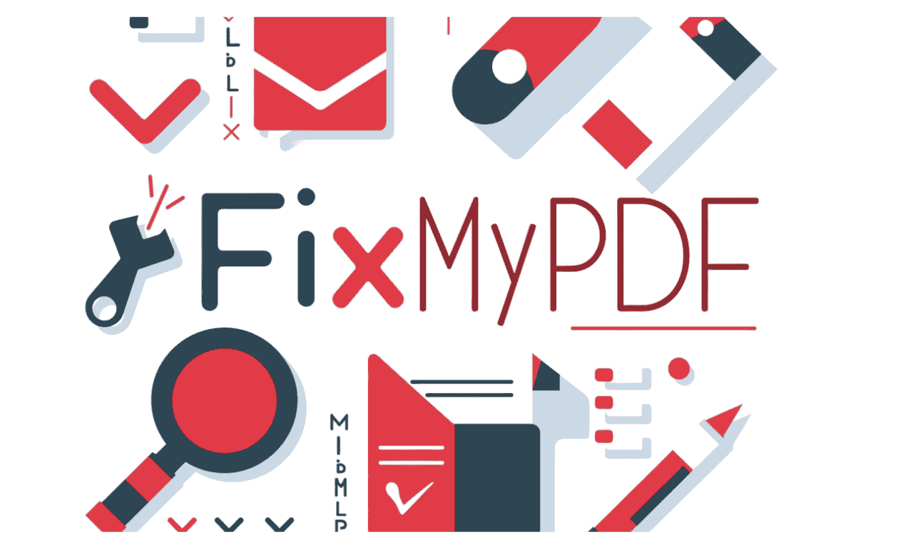 Illustration showcasing FixMyPDF tools
